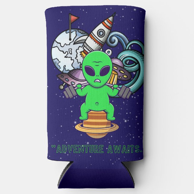 Abenteuer erwartet selters dosenkühler (Vorderseite)