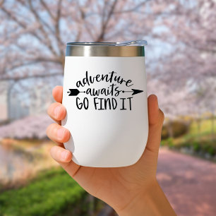 Abenteuer erwartet Sie finden es Travel Mug Insula