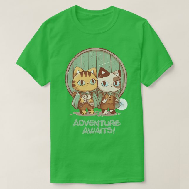 Abenteuer erwartet T-Shirt (Design vorne)