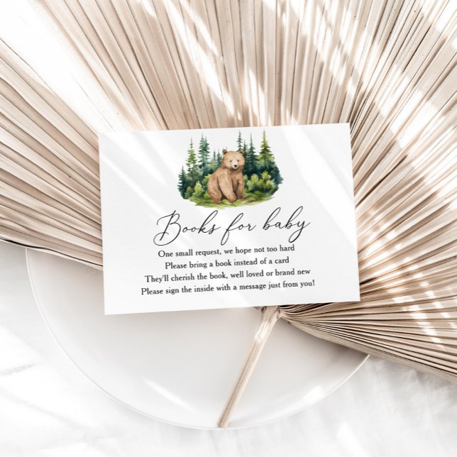 Abenteuer erwartet Waldbärenbücher für Kinder Begleitkarte (Von Creator hochgeladen)