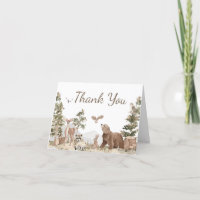 Abenteuer erwartet Woodland Animals Baby Shower