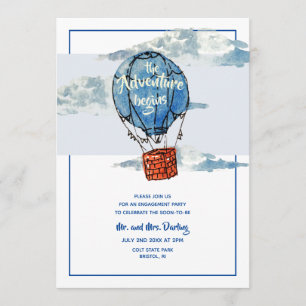 Abenteuer fängt Einladung an