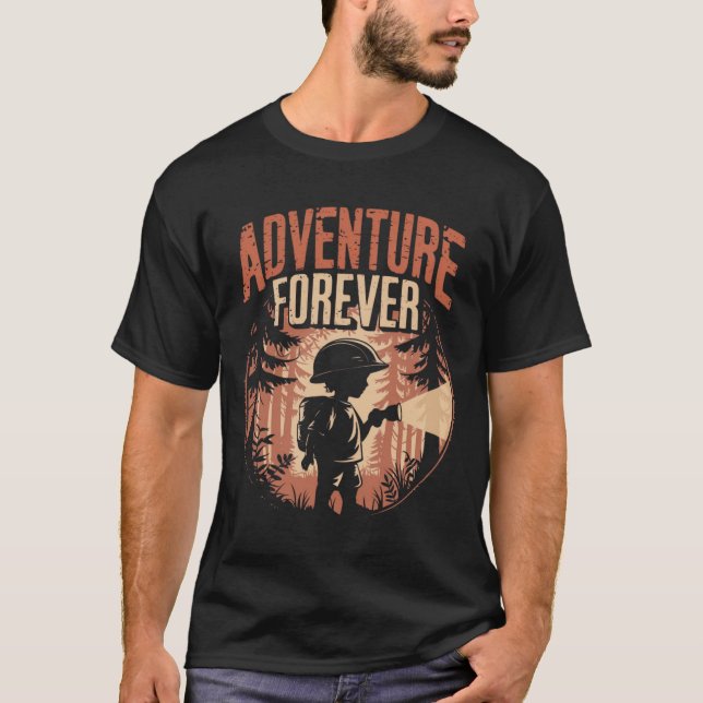 Abenteuer Forever: Waldforscher T-Shirt (Vorderseite)