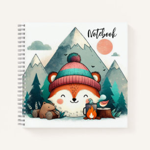 Abenteuer Fuchs – Winter Camping Cozy Notizbuch