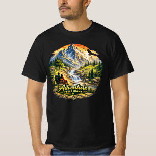 Abenteuer fühlen sich richtig Urlaub-Shirt USA T-Shirt