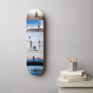Abenteuer Fünf FotoCollage Erstellen Sie Ihre eige Skateboard