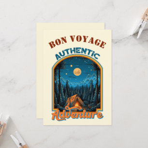 Abenteuer gewartet Bon Voyage Card Einladung