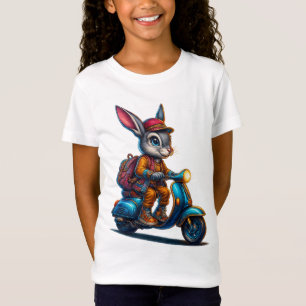 Abenteuer-Hasenmädchen-T-Shirt  T-Shirt