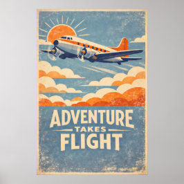 Abenteuer hebt ab poster