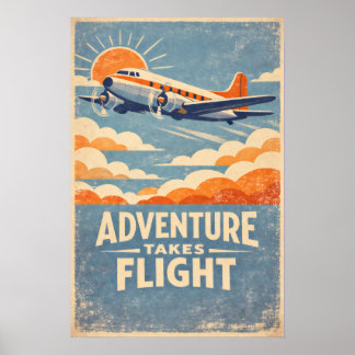 Abenteuer hebt ab poster