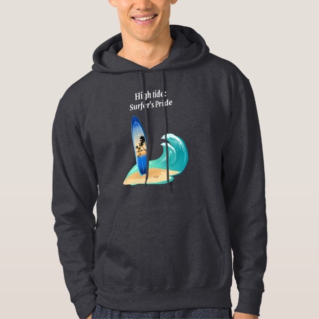 Abenteuer "Hoher Tide: Surfer's Pride" Strand Hoodie (Vorderseite)