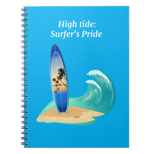 Abenteuer "Hoher Tide: Surfer's Pride" Strand Notizblock