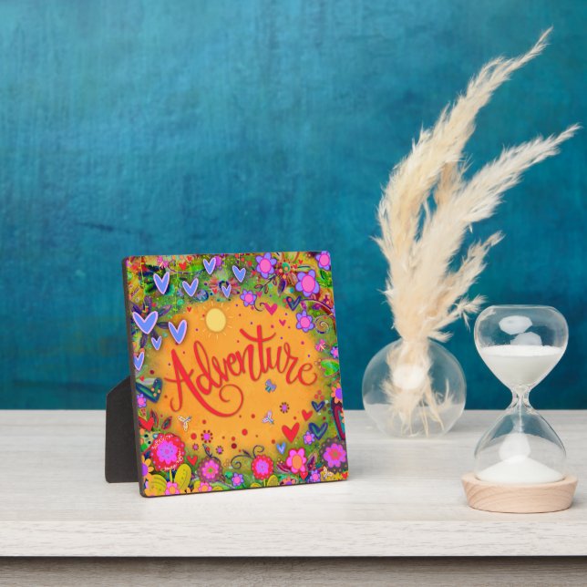 Abenteuer Hübsche florale Whimsical Inspiration Fotoplatte (InSitu)