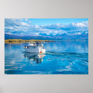 Abenteuer im Beagle Channel, Ushuaia, Argentinien Poster