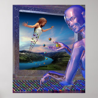 Abenteuer im Computer Poster