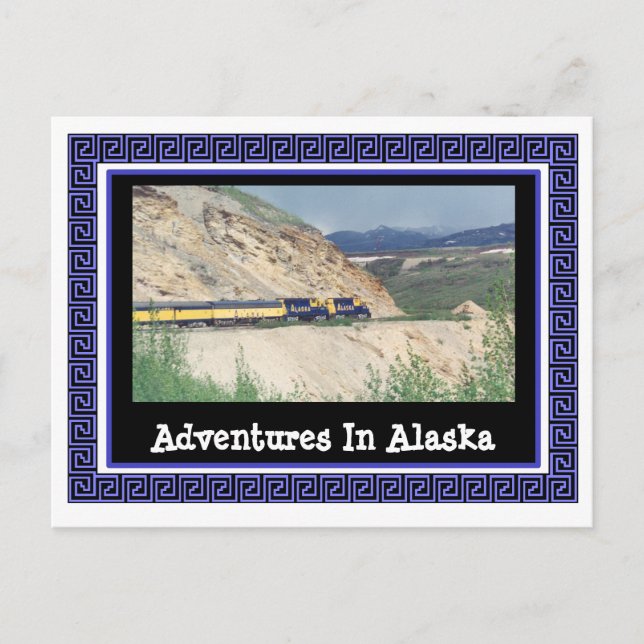Abenteuer in Alaska Postkarte (Vorderseite)
