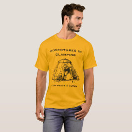Abenteuer in Glamping. Goldausgabe T-Shirt