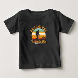 Abenteuer ist das Herz Baby T-shirt