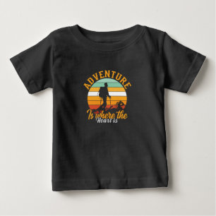 Abenteuer ist das Herz Baby T-shirt