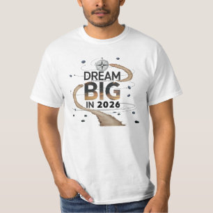 Abenteuer-Kompass "Träume groß 2026" Wert T-Shirt