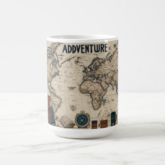 Abenteuer : Minimalistische Reise-Inspiriert Tasse