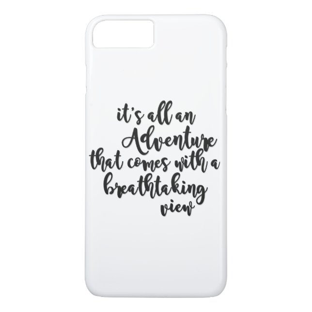 Abenteuer mit atemberaubender Aussicht Schwarz-wei Case-Mate iPhone Hülle (Rückseite)