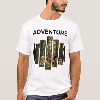 Abenteuer mit Hunden Wald Outdoor T-Shirt