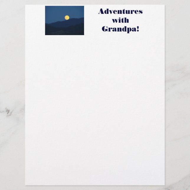 Abenteuer mit Opa! Letterhead-Geschichten (Vorderseite)