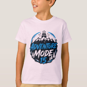Abenteuer-Modus 15 Teenager Grafik-T-Shirt T-Shirt