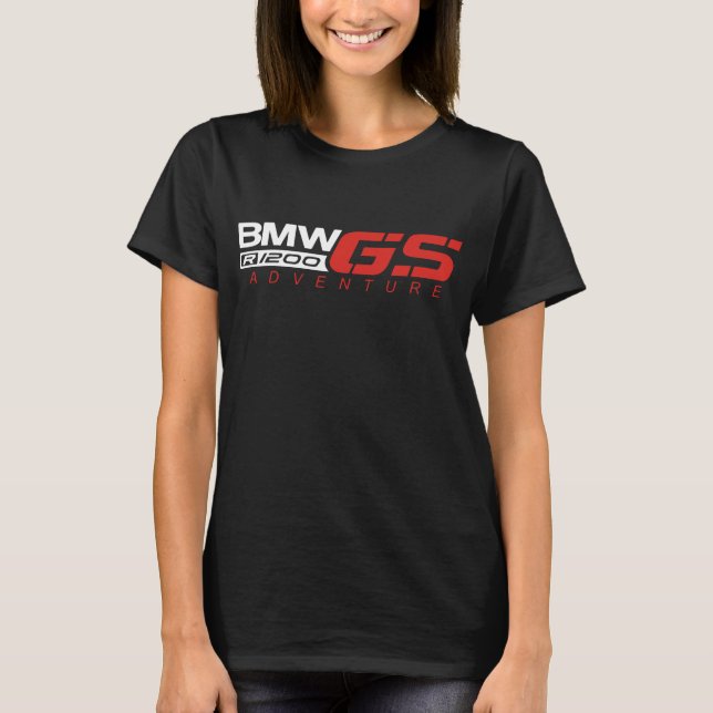 Abenteuer-Motorrad-Prämien-Qualität Bmw R1200 Gs T-Shirt (Vorderseite)