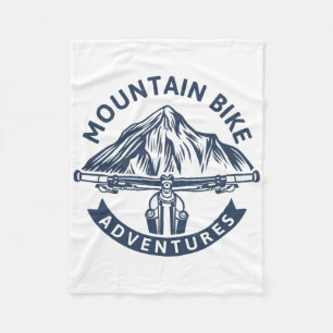 Abenteuer - Mountainbiken Fleecedecke