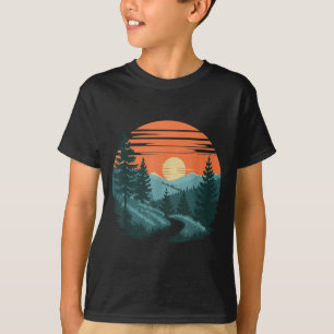 Abenteuer Natur Camping Berg Wandern ist T-Shirt