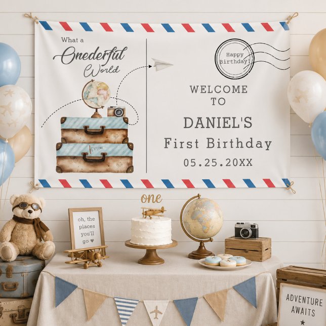 Abenteuer Onederful Reise Reise Post Mail Banner (Von Creator hochgeladen)