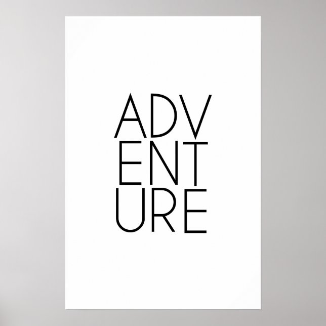 Abenteuer Poster (Vorne)