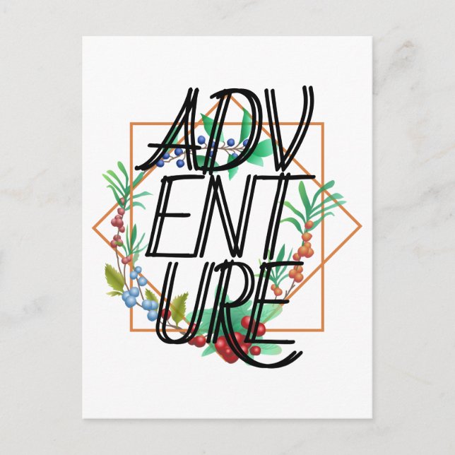 Abenteuer Postkarte (Vorderseite)