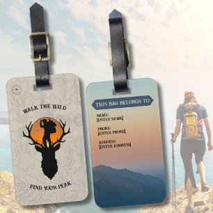 Abenteuer Reise Wandern Wildnis Ausrüstung Gepäckanhänger