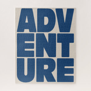 Abenteuer Reisender Liebhaber-Typografie Blau Mode