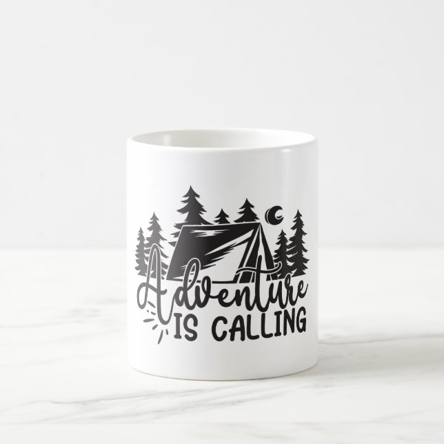 Abenteuer ruft kaffeetasse (Mittel)