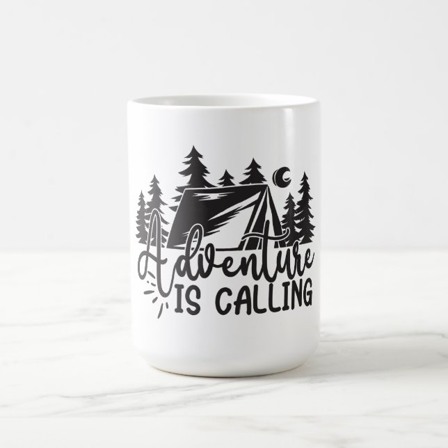 Abenteuer ruft kaffeetasse (Mittel)