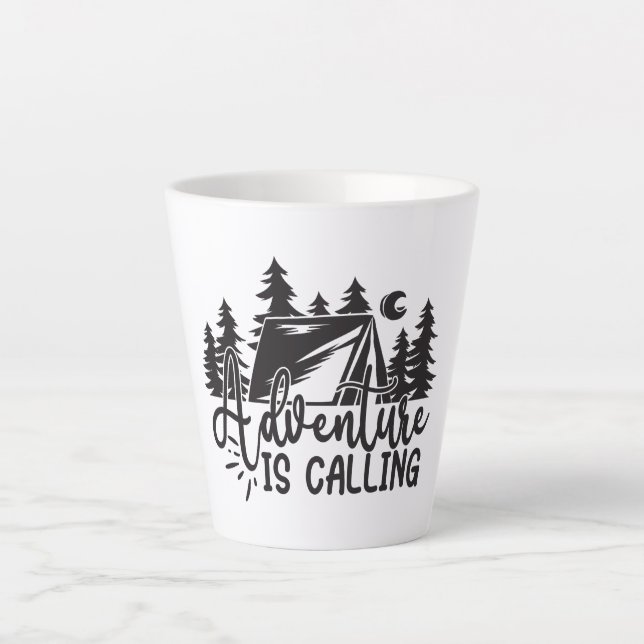 Abenteuer ruft milchtasse (Vorderseite)