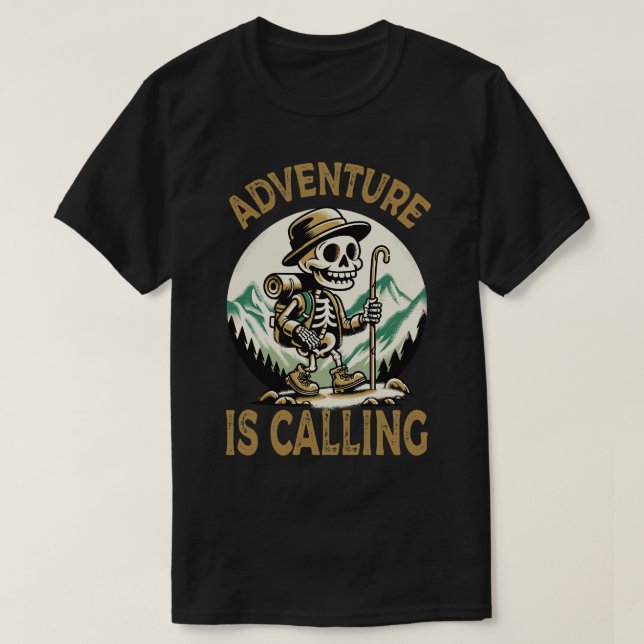 Abenteuer ruft T-Shirt (Design vorne)