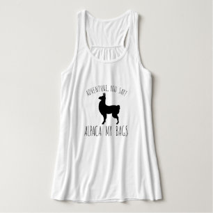 Abenteuer, sagen Sie? Alpaka meine Taschen Tank Top