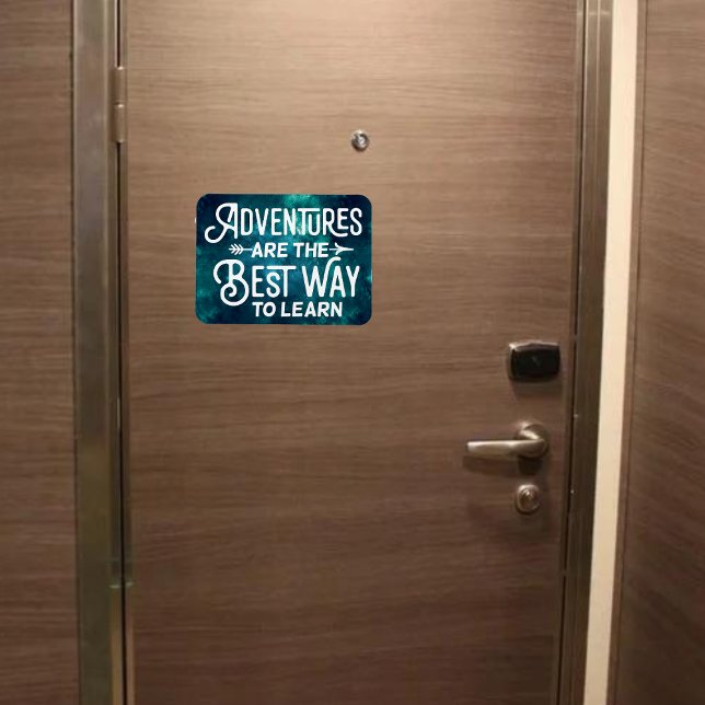 Abenteuer sind die beste Art zu lernen Magnet (Von Creator hochgeladen)