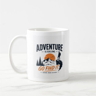 Abenteuer- und Outdoor-Entdecker-Design Kaffeetasse