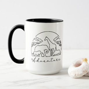 Abenteuer und Safari in Afrika Tasse