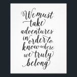 Abenteuer unternehmen | Art Print Fotodruck<br><div class="desc">Moderne Kunstdrucke aus der feinen und Dandy Paperie! Einfach rahmen und anzeigen.</div>