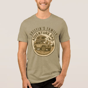 Abenteuer-Vater – WOCHENENDE EXPEDITIONS CLUB Tri-Blend Shirt