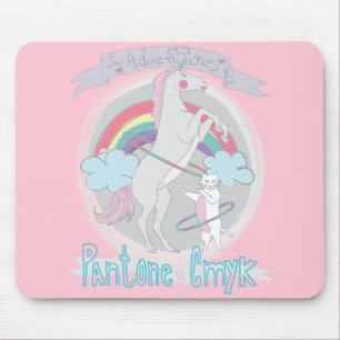 Abenteuer von Pantone u. von Cmyk Mousepad