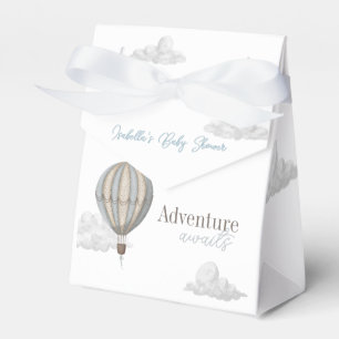 Abenteuer warten auf Heißluftballon-Jungen-Baby-Pa Geschenkschachtel