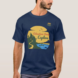 Abenteuer warten: Erkunde und genieße die Natur T-Shirt